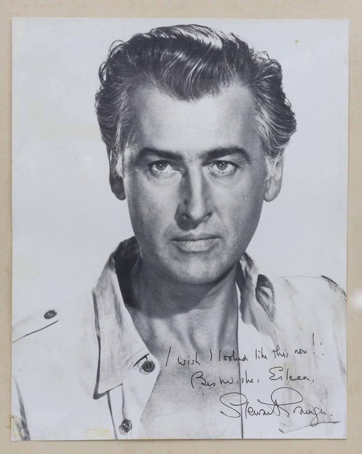Stage and screen Ephemera - Two signed photographs - Stewart Granger and Jon Pertwee and a Shirley Temple photo with facsimile signature